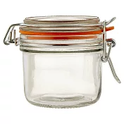 《Anchor》扣式玻璃密封罐(橘220ml) | 保鮮罐 咖啡罐 收納罐 零食罐 儲物罐