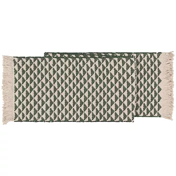 《NOW》長型桌飾襯布(綠格紋) | 餐桌布 桌墊 桌巾