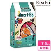 【BENEFIT 斑尼菲】無穀貓糧 7.5kg(鮭魚+鯡魚+鱈魚)