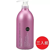 日本【熊野油脂】 沙龍級系列 -膠原蛋白修護 潤髮乳 1000ml*3瓶