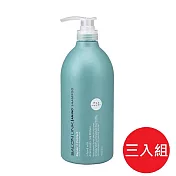 日本【熊野油脂】 沙龍級系列 -胺基酸 彈性恢復 洗髮精 1000ml*3瓶