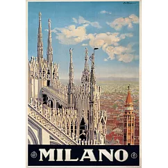 義大利 IFI 海報/包裝紙 米蘭大教堂