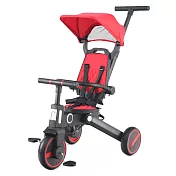 BabyBabe 艾力克II 幼兒騎乘三輪車(多功能)-兩色可選 寶石紅