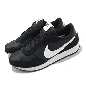 Nike 休閒鞋 MD Valiant GS 運動 女鞋 基本款 簡約 麂皮 球鞋 穿搭 黑 白 CN8558002 23.5cm BLACK/WHITE