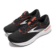 Brooks 慢跑鞋 Transcend 7 運動 男鞋 路跑 緩震 DNA科技 透氣 健身 黑 橘 1103311D043 26.5cm BLACK/WHITE/ORANGE