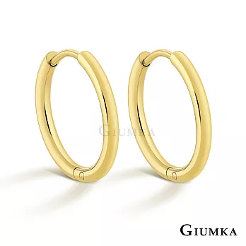 GIUMKA 抗過敏鋼 易扣耳骨 針式耳環 寬 0.20CM 一對價格 MF020025 金色款 ‧約 1.0 CM
