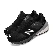 New Balance 慢跑鞋 W990BK5D 女鞋 23.5cm BLACK/GREY