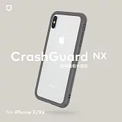 犀牛盾 iPhone X/XS共用 CrashGuard NX模組化防摔邊框殼 泥灰色