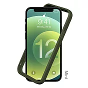 犀牛盾 iPhone 12 mini (5.4吋) CrashGuard NX模組化防摔邊框殼- 軍綠