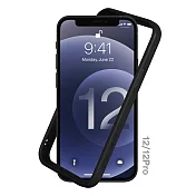 犀牛盾 iPhone 12/12 Pro通用 (6.1吋) CrashGuard NX模組化防摔邊框殼- 黑色