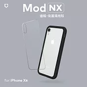 犀牛盾 iPhone XR Mod NX邊框背蓋兩用殼 黑色