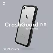 犀牛盾 iPhone SE3/SE2/8/7 CrashGuard NX 模組化防摔邊框殼- 黑色