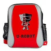 UnMe-3233 機器人後背書包-鏡紅