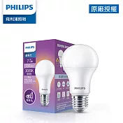 Philips 飛利浦 超極光 7W LED燈泡-燈泡色3000K 4入(PL001)