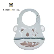 【MARCUS＆MARCUS】動物樂園矽膠立體圍兜-無尾熊限定版