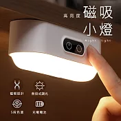 【JP嚴選-捷仕特】USB磁吸觸控LED燈 白色