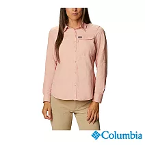 Columbia 哥倫比亞 女款- UPF50快排長袖襯衫-粉紅 UAK26570PK XL 美規