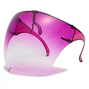 兒童版蘋果彩色造型防霧高清防護面罩新升級版 漸層紫