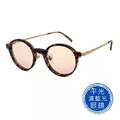 【SUNS】時尚圓框TR90輕量金屬框 濾藍光眼鏡 抗UV400 炫彩
