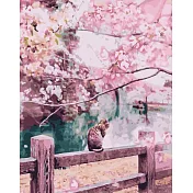 ArtLife藝術生活【DTR164】花見貓_DIY 數字 油畫 彩繪