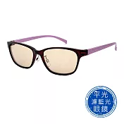 【SUNS】簡約素面方框 濾藍光眼鏡 抗UV400 粉色