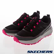 Skechers 女 防潑水越野系列 GOTRAIL JACKRABBIT 128067BKHP 慢跑鞋 US7 黑粉