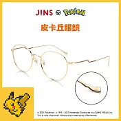 JINS x Pokémon 寶可夢聯名眼鏡(AUMF21S025)-皮卡丘款 金色