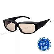 【SUNS】濾藍光方框眼鏡 (可套式) 可包覆近視/老花 防藍光套鏡 熱銷款 抗UV400 黑色