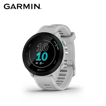 GARMIN Forerunner 55 GPS智慧心率跑錶  簡約白