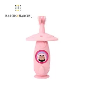 【MARCUS&MARCUS】360度矽膠固齒訓練牙刷-粉紅豬
