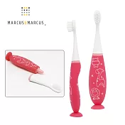 【MARCUS＆MARCUS】可替換式幼兒學習牙刷-粉