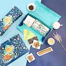 【中秋客製茶禮】無藏 中秋茶食禮盒組-阿里山綜合茶包+起酥餅*2組