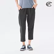 ADISI 女Cordura彈性輕薄耐磨機能九分褲AP2111050 (S-XL) / 四面彈 耐磨 輕量 柔軟 速乾 輕薄 透氣 休閒褲 S 黑色