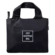 E.City_(2入)超大容量寬肩帶可折疊環保購物袋 黑色