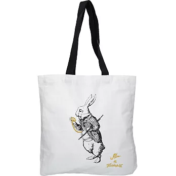 《CreativeTops》純棉托特包(仙境白兔) | 側背包 斜背包 背帶包