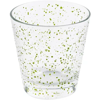 《EXCELSA》廣口玻璃杯(綠點250ml) | 水杯 茶杯 咖啡杯