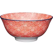 《KitchenCraft》陶製餐碗(花簇紅) | 飯碗 湯碗