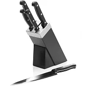 《KitchenCraft》刀架+刀具5件組