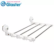 【Glaster】韓國無痕氣密式可折疊毛巾架(GS-15)