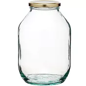 《KitchenCraft》旋蓋玻璃密封罐(金2250ml) | 保鮮罐 咖啡罐 收納罐 零食罐 儲物罐