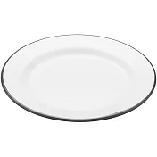 《KitchenCraft》復古琺瑯淺餐盤(圓24cm) | 餐具 器皿 盤子
