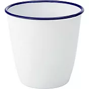 《Utopia》琺瑯茶杯(藍白500ml) | 水杯 茶杯 咖啡杯 露營杯 琺瑯杯