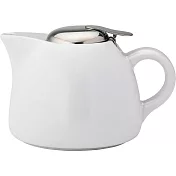 《Utopia》瓷製濾茶壺(白450ml) | 泡茶 下午茶 茶具