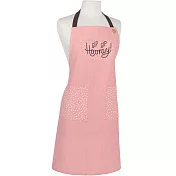 《NOW》平口雙袋圍裙(粉香檳) | 廚房圍裙 料理圍裙 烘焙圍裙