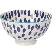 《NOW》瓷製餐碗(墨點藍11.5cm) | 飯碗 湯碗