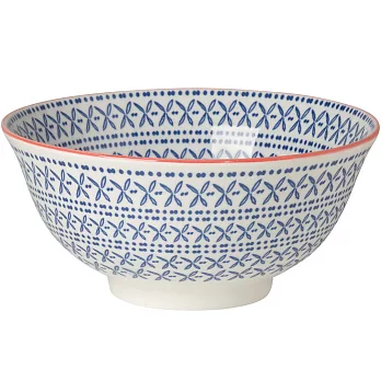 《NOW》圖騰餐碗(花卉藍) | 飯碗 湯碗