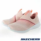 Skechers 女休閒系列 ULTRA FLEX  休閒鞋 套入式 13112LTPK US8 粉