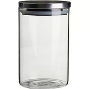 《Premier》玻璃密封罐(亮銀950ml) | 保鮮罐 咖啡罐 收納罐 零食罐 儲物罐
