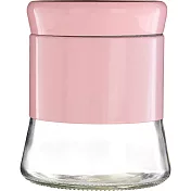 《Premier》旋蓋玻璃收納罐(粉800ml) | 收納瓶 儲物罐 零食罐