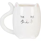 《Premier》陶製馬克杯(白貓470ml) | 水杯 茶杯 咖啡杯